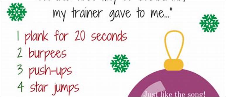 Holiday themed workouts